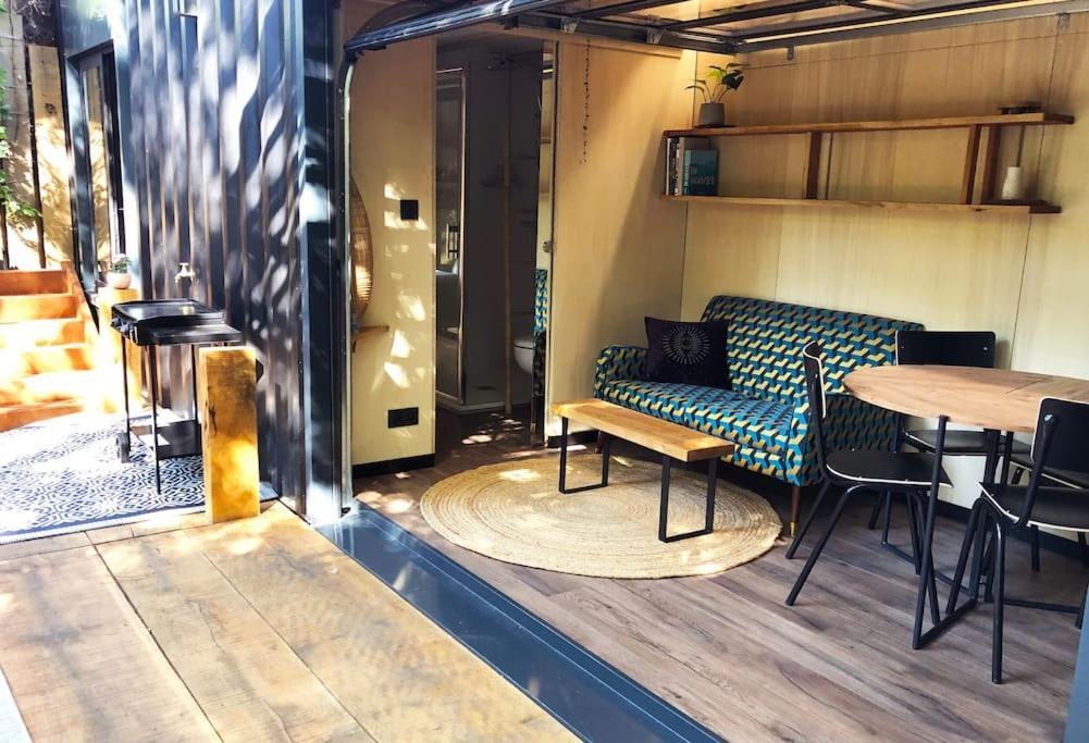 Vaimiti, Cabane Cosy Sous Les Pins Сен-Бревен-ле-Пен Экстерьер фото