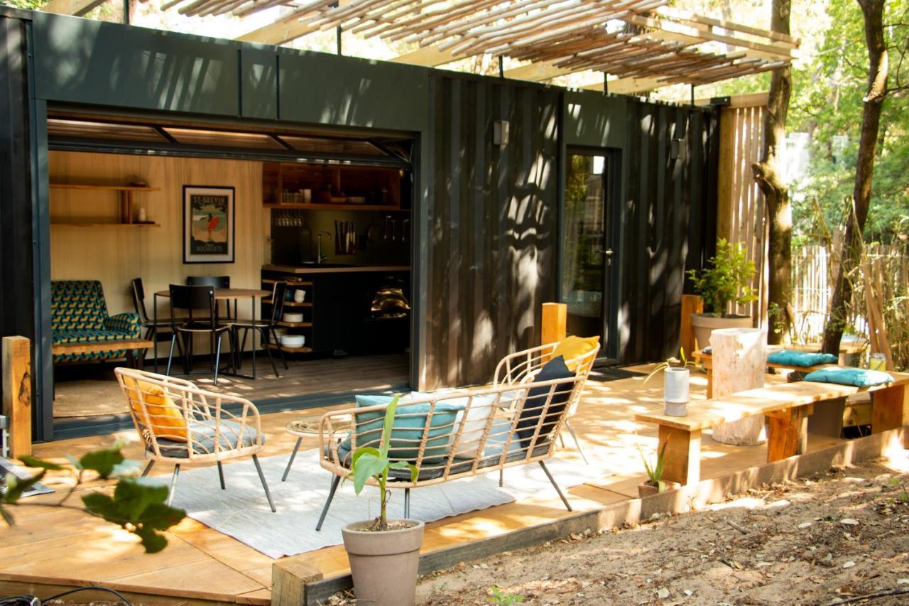 Vaimiti, Cabane Cosy Sous Les Pins Сен-Бревен-ле-Пен Экстерьер фото